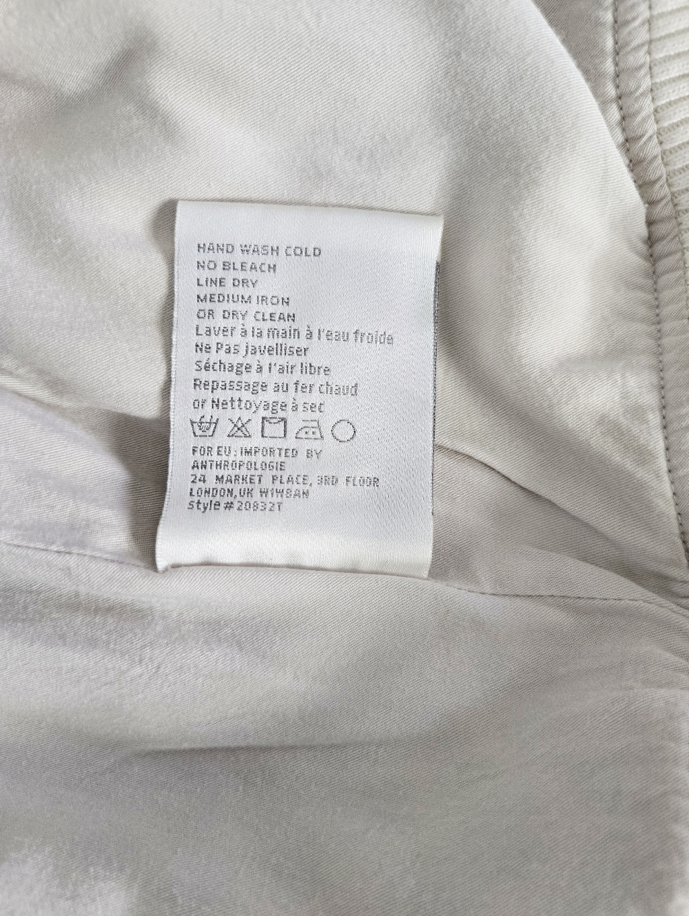 Anthropologie TINY Editions Floral Embroidered Satin Bomber Jacket Small - Picture 11 of 13